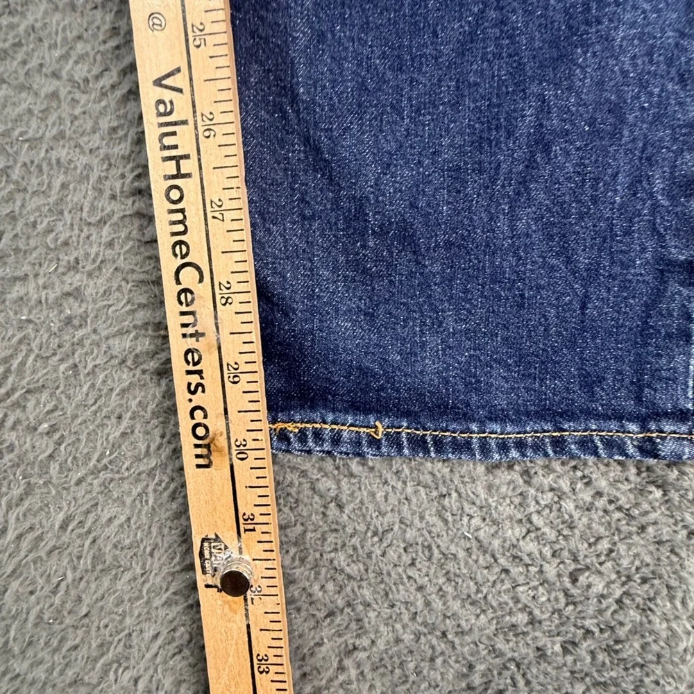 Levi's 511‎ Slim Fit Jeans Mens 38x32 Dark Wash Indigo Denim Premium 511 Big E